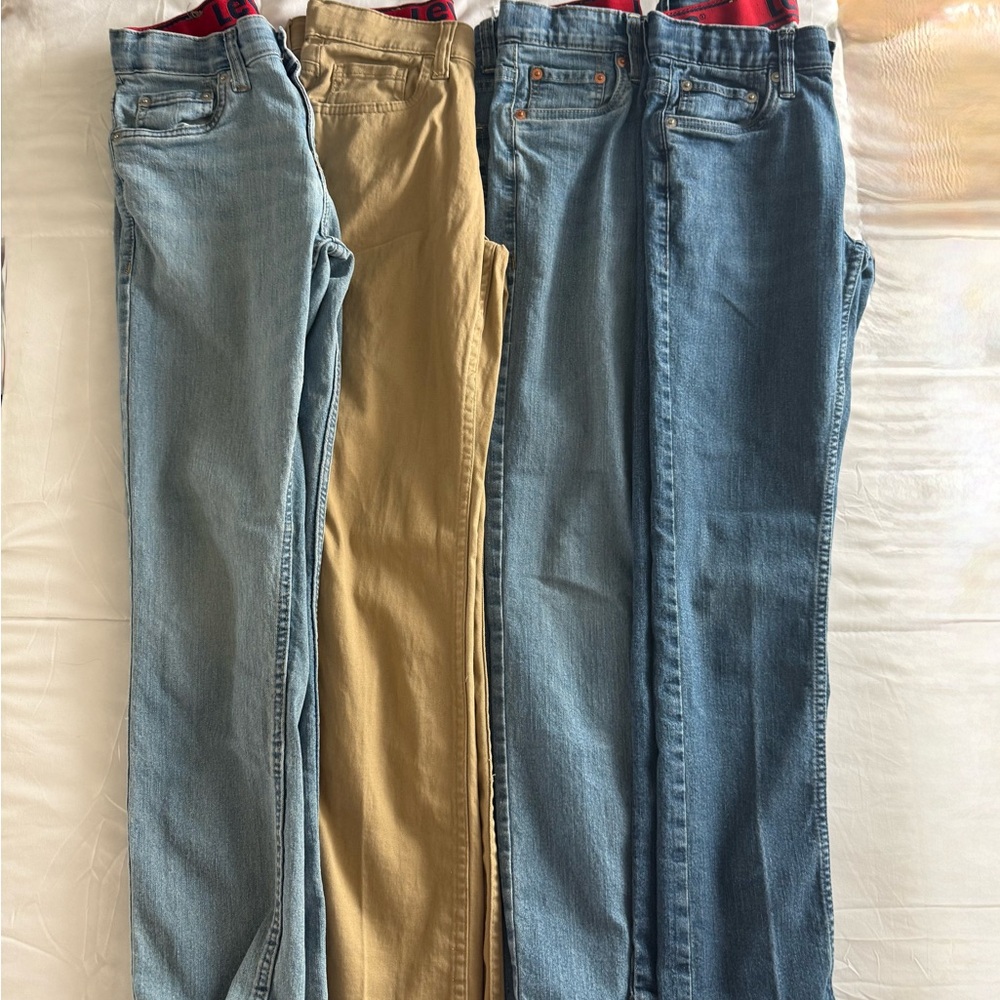Levi’s Boys Jeans Bundle Size 12 – Slim Fit Denim Lot (4 Pair) - Picture 8 of 8